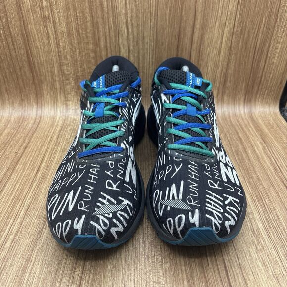 Brooks Adrenaline GTS 20 Run Happy Black Running Shoes 1103071D090 Men Sz 11.5 D - Picture 4 of 9